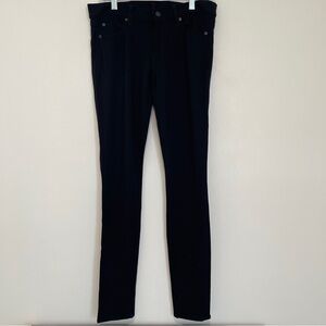 NWOT 7 For All Mankind Black Denim Skinny Jeans
